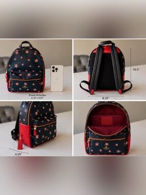 Coach | Bags | Coach Track Backpack W Quilting Coach Stamp  display picture 2